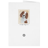 Peinture en Setter rouge et blanc irlandais - Art  (Dos)