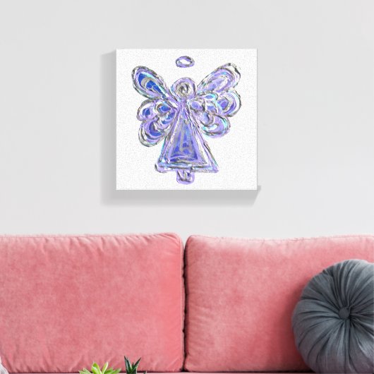 Peinture en toile violet Guardian Angel Art envelo (Insitu(Salon))