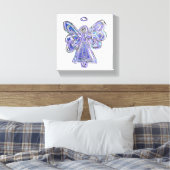 Peinture en toile violet Guardian Angel Art envelo (Insitu(Chambre))