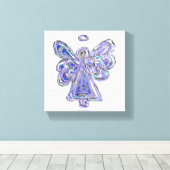 Peinture en toile violet Guardian Angel Art envelo (Insitu (Plancher de Bois))
