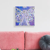 Peinture en toile violet Guardian Angel Art envelo (Insitu(Salon))