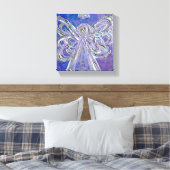 Peinture en toile violet Guardian Angel Art envelo (Insitu(Chambre))