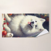 Peinture Eskimo vintage-américaine (Serviette de bain)