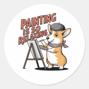 Peinture Est Si Relaxante, Autocollants Artistes C