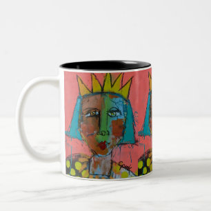 Peinture et couronne 11oz Mug