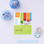 Peinture et décoration du prospectus (Simple)