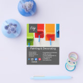 Peinture et décoration du prospectus d'entreprise (Simple)