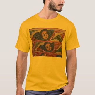 Peinture éthiopienne d'église - T-shirt d'anges