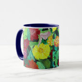 Peinture Fée Jardin Fleur Art Café Mug (Devant gauche)
