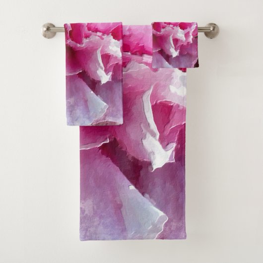 *~* Peinture florale originale au lys rose AR1 (En situation)