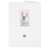 Peinture française de Bulldog (Crème/Blanc) - Art  (Dos)