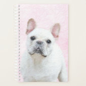 Peinture française de Bulldog (Crème/Blanc) - Art (Devant)