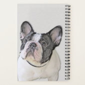 Peinture française de Bulldog (Pied de broche) - A (Dos)