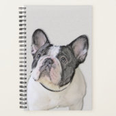 Peinture française de Bulldog (Pied de broche) - A (Devant)