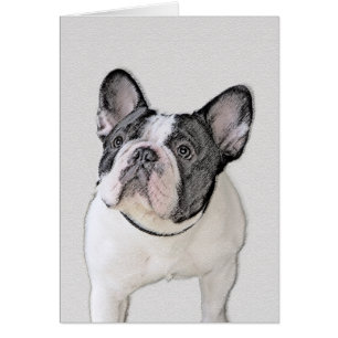 Peinture française de Bulldog (Pied de broche) - A
