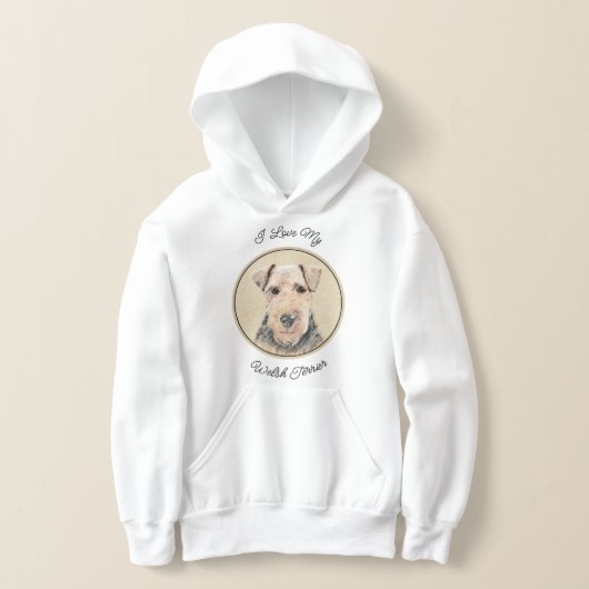 Peinture galloise Terrier - Cute Original Chien Ar (Poser)
