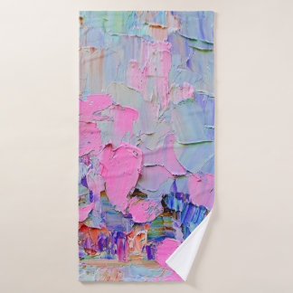 Peinture gaufrée expressive sur toile, créée à l'a