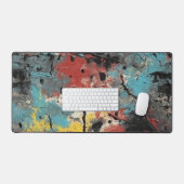 Peinture gouttelette de graffiti moderne colorée u (Clavier et souris)