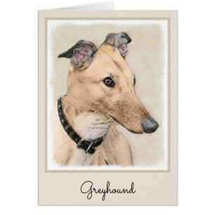 Peinture Greyhound - Cute Original Chien Art