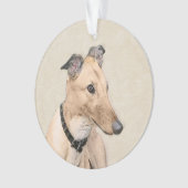 Peinture Greyhound - Cute Original Chien Art (devant)