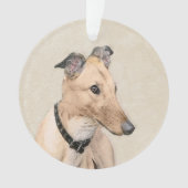 Peinture Greyhound - Cute Original Chien Art (devant)