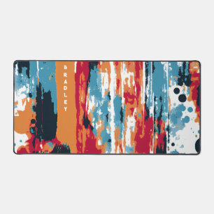Peinture Grunge Abstraite Nom personnalisé moderne