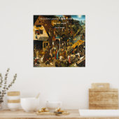 Peinture hollandaise du XVIe siècle & Poster prove (Cuisine)