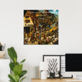 Peinture hollandaise du XVIe siècle & Poster prove (Bureau à domicile)