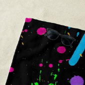 Peinture humide - Couleur rétro - Serviette de pla (En situation)