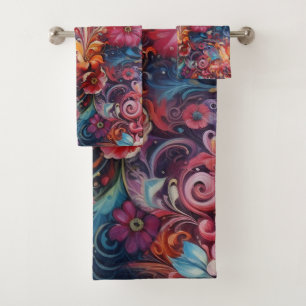 Peinture Imaginaire Fleurs exprimant la nature