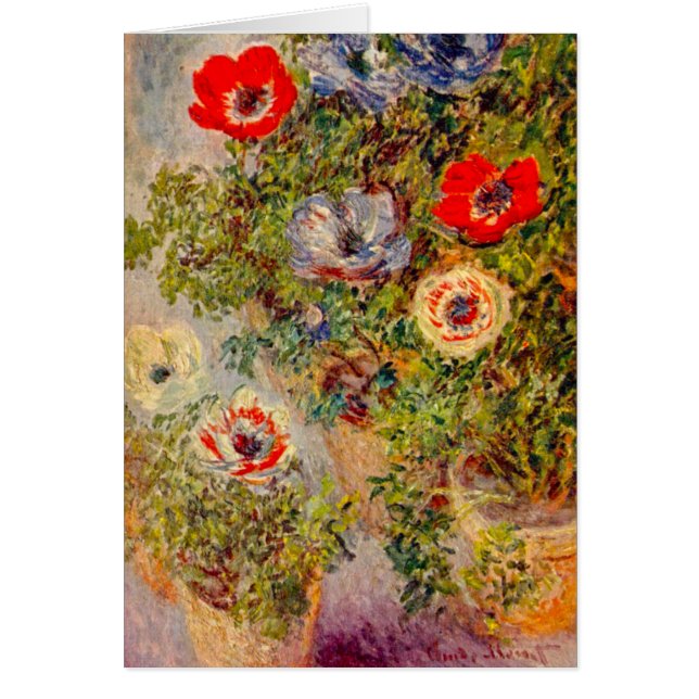 Peinture impressionniste florale - Claude Monet (Devant)