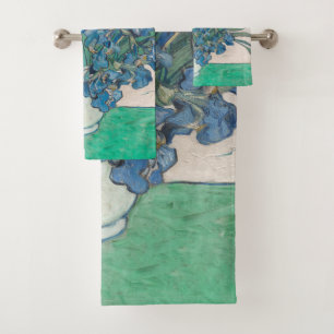 Peinture impressionniste Vase d'Iris de Van Gogh