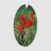 Peinture indienne à la brosse à peinture - Art à f (devant)