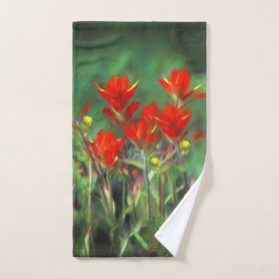 Peinture indienne de pinceau - Art Fleur original