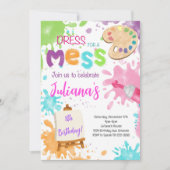 Peinture Invitation Anniversaire (Devant)