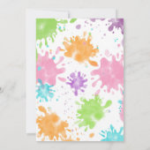 Peinture Invitation Anniversaire (Dos)