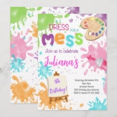 Peinture Invitation Anniversaire (Devant / Derrière)