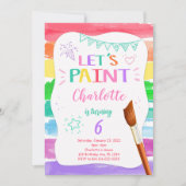 Peinture Invitation Anniversaire (Devant)