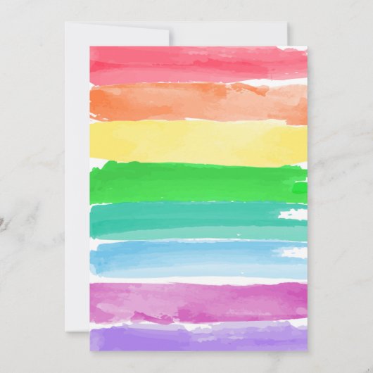 Peinture Invitation Anniversaire (Dos)