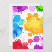Peinture Invitation Anniversaire (Dos)