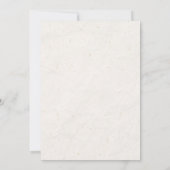 Peinture invitation de la fête de la douche nuptia (Dos)