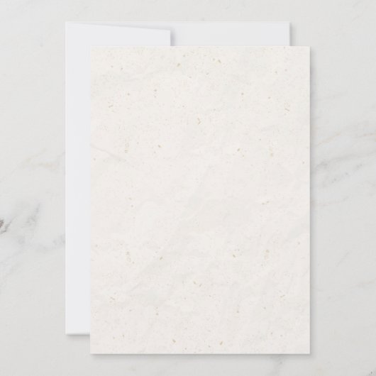 Peinture invitation de la fête de la douche nuptia (Dos)