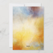 Peinture Invitation fête d'anniversaire (Dos)