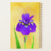Peinture Iris à pois pourpre - Chien original mign (Dos)