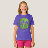 Peinture Iris Violet - T-shirt Art Fleur Originale (Devant entier)