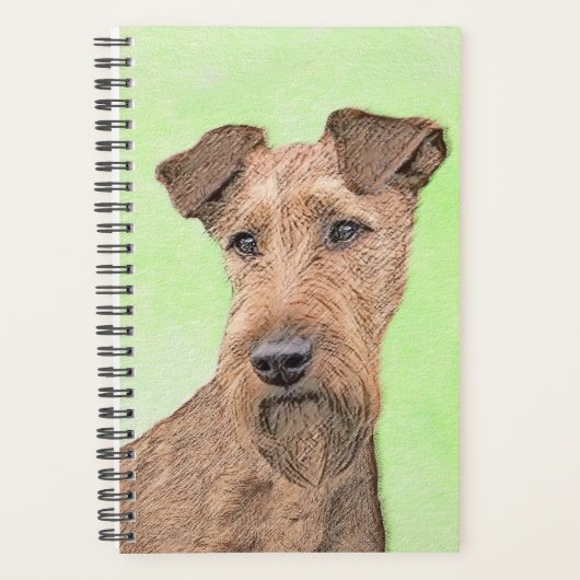 Peinture Irlandaise Terrier - Cute Original Chien  (Devant)