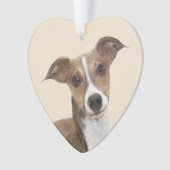 Peinture italienne Greyhound - Cute Original Chien (devant)