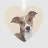 Peinture italienne Greyhound - Cute Original Chien (devant)