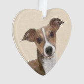 Peinture italienne Greyhound - Cute Original Chien (devant)