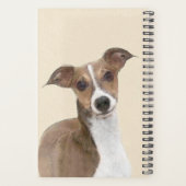 Peinture italienne Greyhound - Cute Original Chien (Dos)